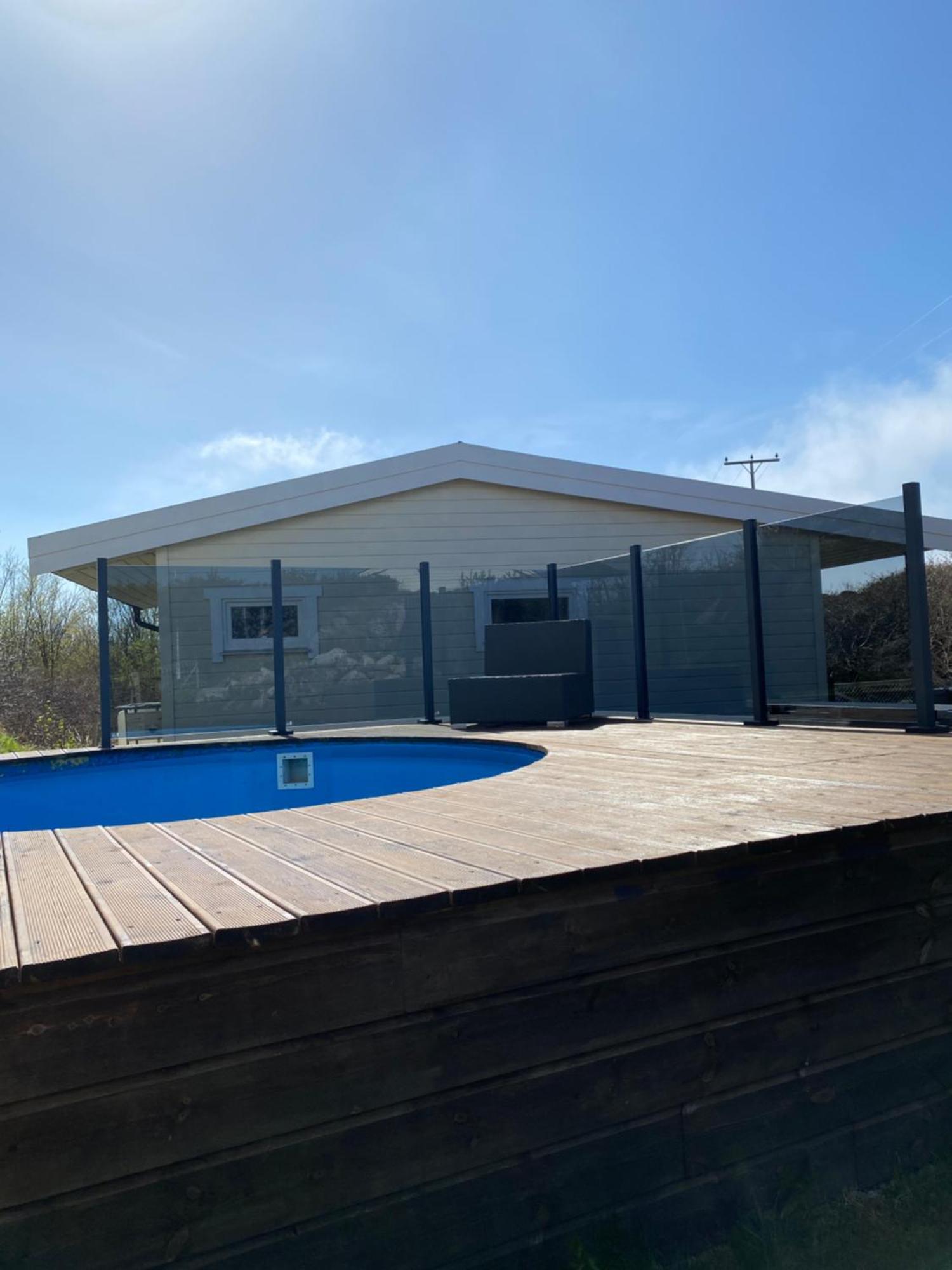 Feriehus Med Sjoutsikt Satra Exterior foto